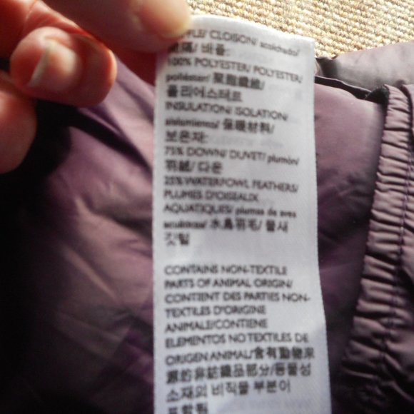 Plum warm women Eddie Bauer down long coat S/P - Picture 8 of 13